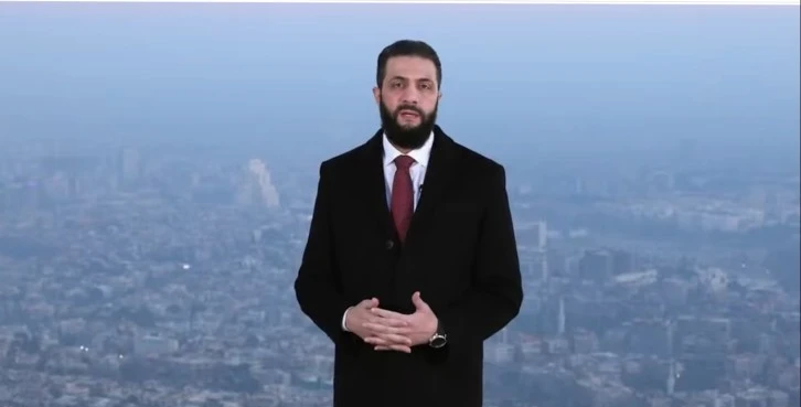 الرئيس احمد الشرع في كلمته للشعب  السوري من جبل قاسيون 