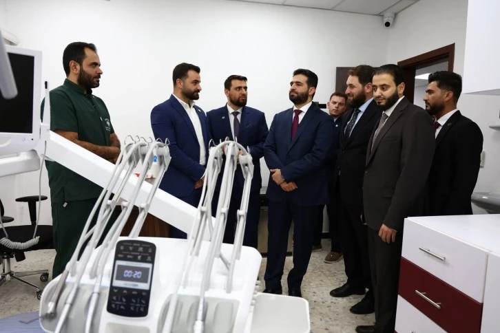 وزير الداخلية المهندس انس خطاب يفتتح مركز الشهيد الدكتور كفاح قورماط الطبي