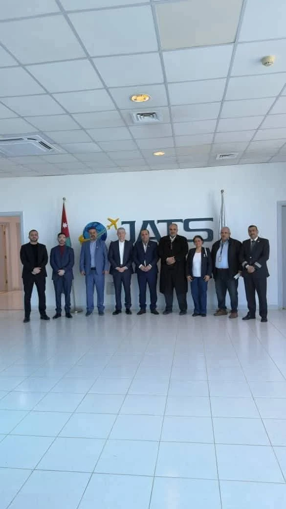 الاتحاد المهني لعمال النقل زيارة عمل نقابية لمركز التدريب الخطوط الملكية الأردنية