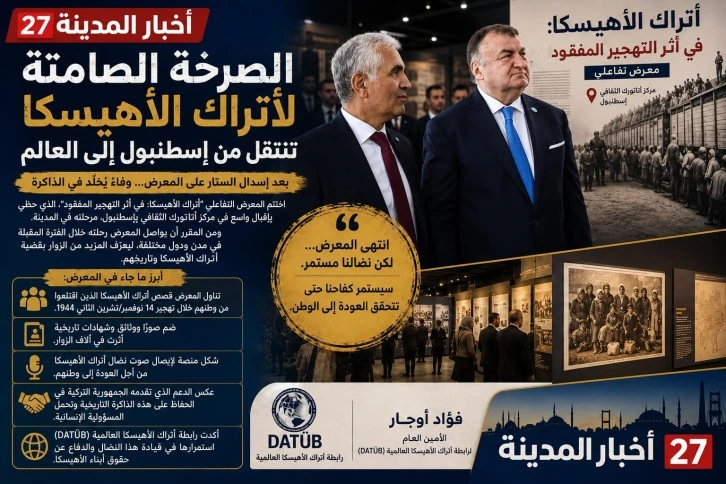 صرخة أتراك أهيسكا الصامتة تصل من إسطنبول إلى العالم