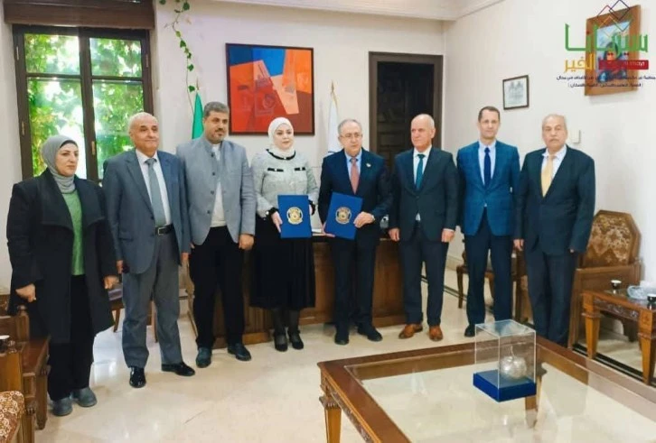 منظمة سيريانا الخير وجامعة دمشق توقعان مذكرة تفاهم 