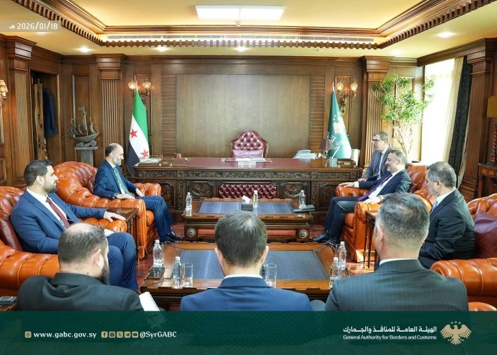 رئيس الهئية العامة للجمارك يبحث مع السفير التركي بدمشق تطوير حركة الترانزيت 