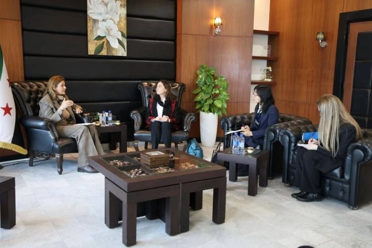 وزير الشؤون الاجتماعية والعمل تستقبل السيدة ناتالي فوستيه المنسقة الإنسانية المقيمة للأمم المتحدة بسوريا