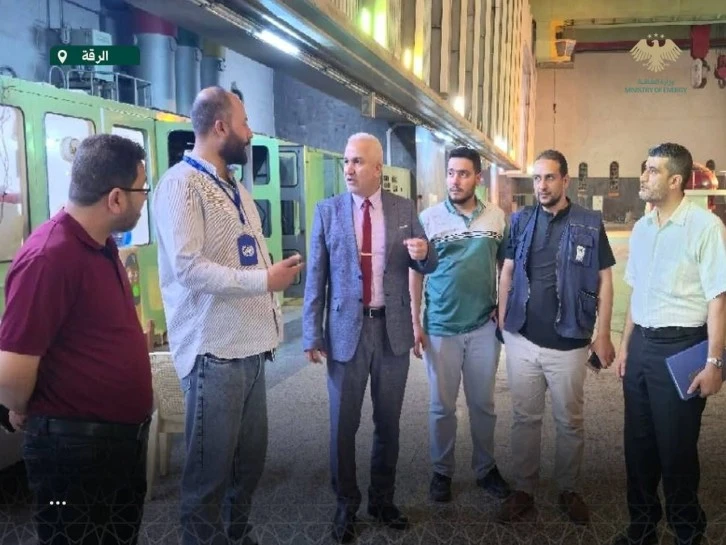 وفد برنامج الأمم المتحدة الإنمائي بزور مؤسسة سد الفرات 