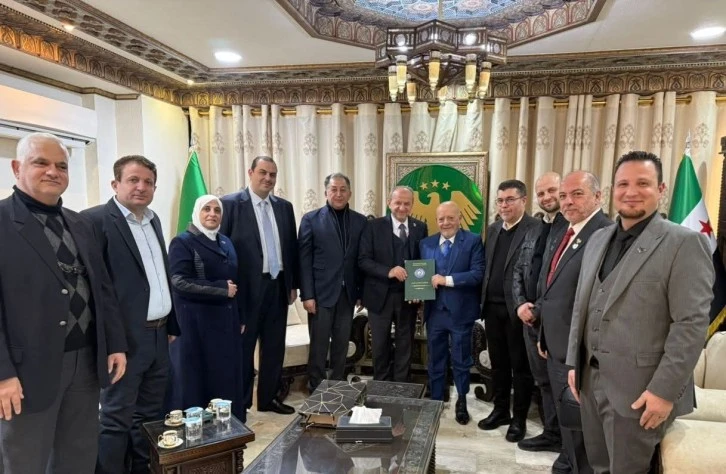 وفد غرفة صناعة دمشق وريفهابزيارة وزير الاقتصاد والصناعة