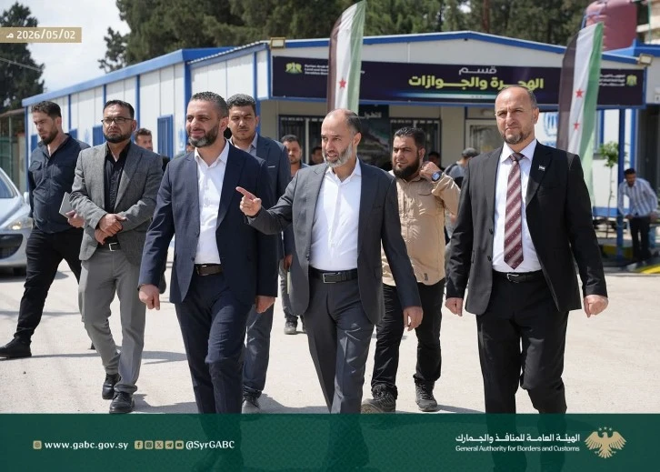 رئيس الهيئة العامة للمنافذ والجمارك بجولة تفقدية لمنفذ جرابلس الحدودي 