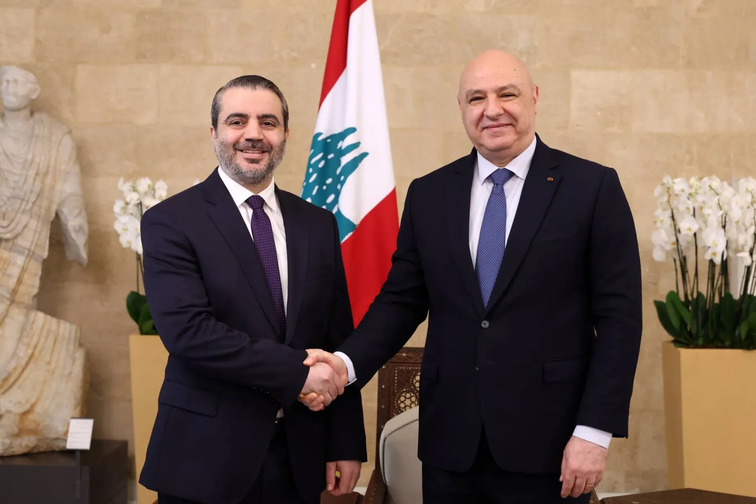 الشيباني من بيروت: سوريا ترفض الاعتداءات على لبنان ونسعى لفتح صفحة جديدة بين البلدين