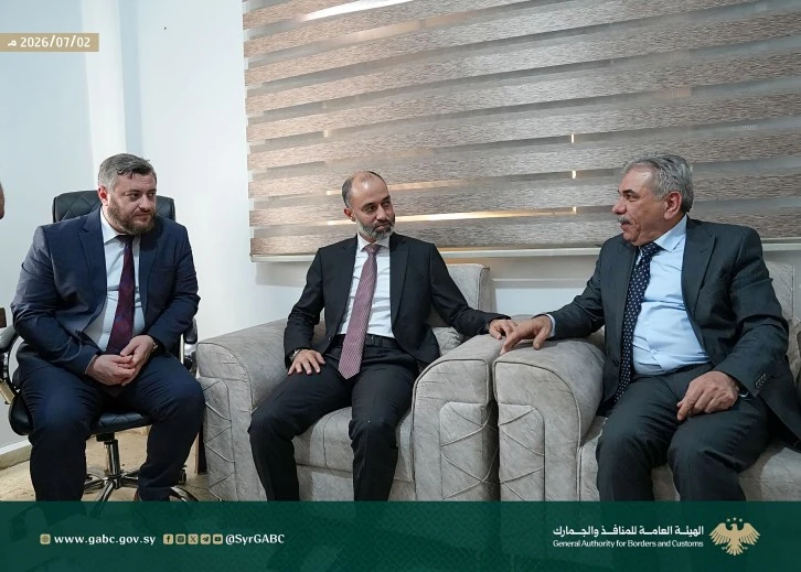 رئيس الهيئة العامة للمنافذ والجمارك يبحث مع محافظ الحسكة تطوير المنافذ