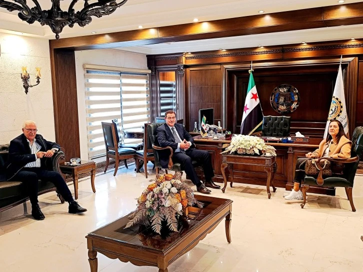 غرفة صناعة حلب تستقبل رئيسة غرفة التجارةالتركية السيدة صديقة شير 