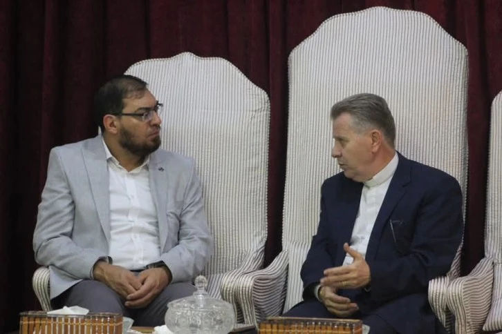 القس ابراهيم نصير لقاء رئيس الكتلة الثانية 