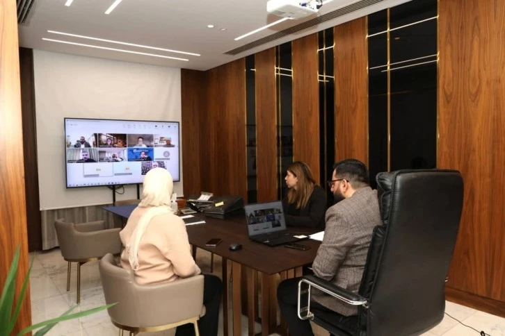 اجتماع وزارة الزراعة مع ممثلة البنك الدولي عبر تقنية الزوم