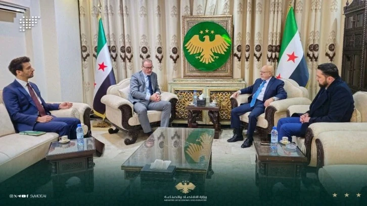 وزير الاقتصاد نضال الشعار يلتقي القائم بالأعمال الالماني 