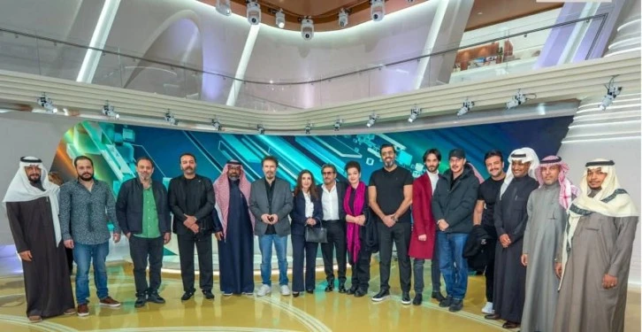 هيئة الإذاعة والتلفزيون السعودية تستقبل نجوم الدراما السورية 