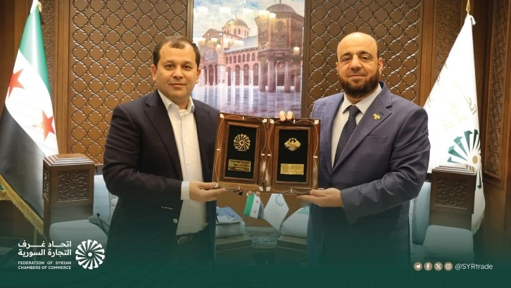 رئيس غرف التجارة يستقبل دوران وهابوف وسفير اوزبكستان 