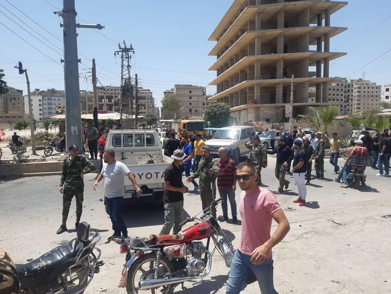جرحى بانفجار مفخخة بمنطقة "السيدة زينب" قرب دمشق