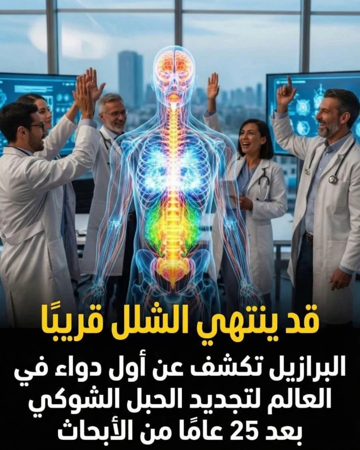 البرازيل تعلن عن اول دواء لإصلاح الحبل الشوكي 