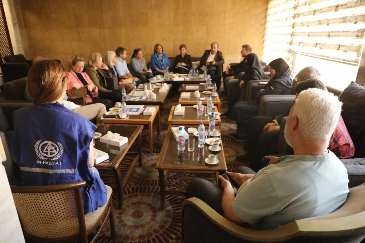 لقاء وفد برنامج موئل الأمم المتحدة برفقة شركاؤه 