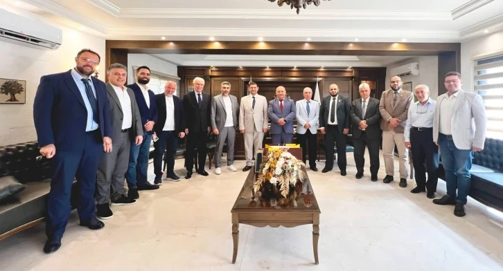 رئيس غرفة صناعة حلب يستقبل رئيس غرفة صناعة وتجارة حماه