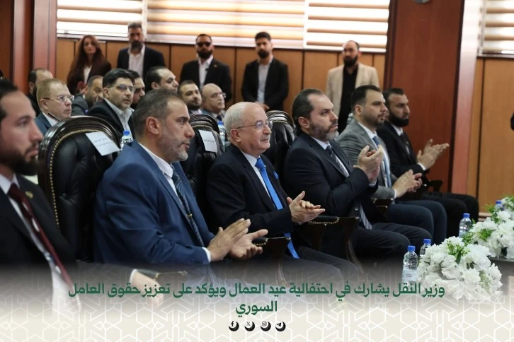 وزير النقل يشارك باحتفالية عيد العمال التي نظمها الاتحاد 