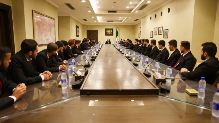 وزير الداخلية المهندس انس خطاب يستقبل طلاب الموفدين 