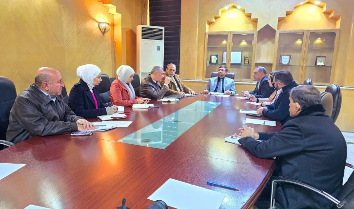 رئيس مجلس مدينة حلب يجتمع بالشركة السورية للبناء 