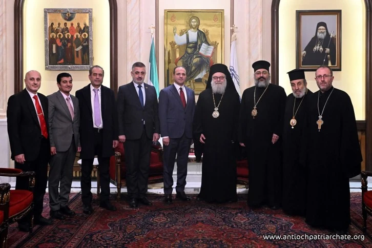 البطريرك يوحنا العاشر يستقبل الأمين العام لرئاسة الجمهورية 