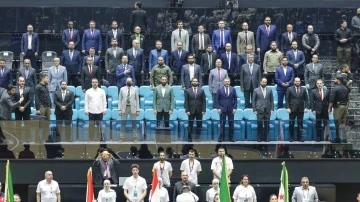 بحضور الرئيس احمد الشرع افتتاح صالة الفيحاء الرياضية بدمشق 