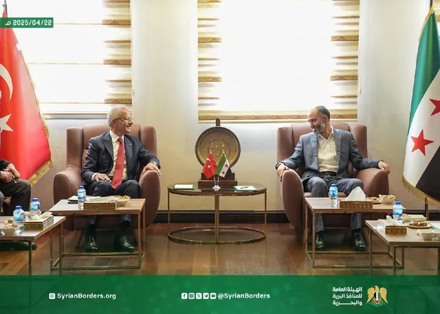 رئيس هيئة المنافذ يستقبل وزير النقل والبنية التحتية التركي في دمشق لبحث التعاون المشترك