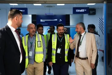 وفد من الهيئة العامة للطيران المدني بالامارات يجري جولة ميدانية لمطار دير الزور الدولي