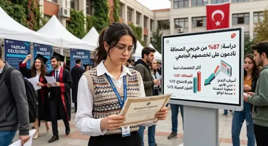 دراسة: 87% من خريجي الصحافة نادمون على تخصصهم الجامعي