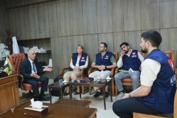 مشفى حلب الجامعي يستقبل وفدا من منظمة نورواك النرويجية 