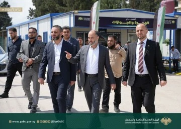 رئيس الهيئة العامة للمنافذ والجمارك بجولة تفقدية لمنفذ جرابلس الحدودي 