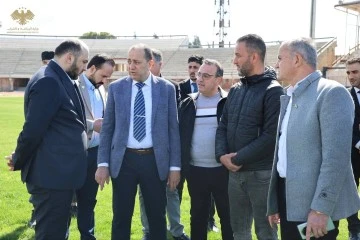 وزير الرياضة والشباب يزور مدينة حمص للاطلاع على واقع المنشآت الرياضية 