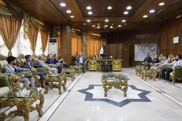 لقاء وزير التربية محمد تركو والسيد محافظ دير الزور 