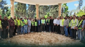 مجلس مدينة حلب يواصل تحين الحدائق والمساحات العامة 