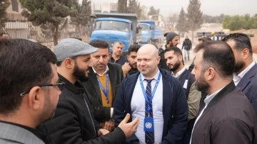 محافظ حلب البدء بتنفيذ مشروع اممي مشترك لترحيل الانقاض