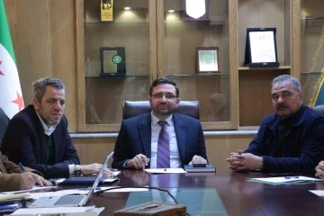 رئيس مجلس مدينة حلب يعقد اجتماعا مع سيبكو لتنفيذ المشاريع 