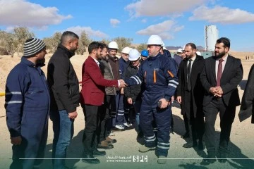 استكشاف اول بئر للغاز الطبيعي بريف دمشق 