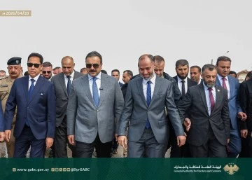 افتتاح منفذ اليعربية ربيعة الحدودي بحضور وفد سوري عراقي رفيع المستوى 