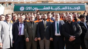 محافظ حلب عزام الغريب يفتتح. الوحدتين بالسكن الجامعي 