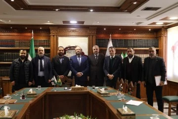 رئيس غرفة تجارة حلب يستقبل شركة هشيم أوغلو 