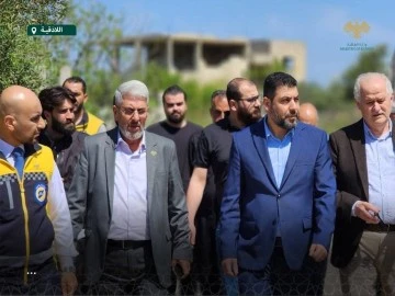 المهندس عبد الخالق دياب مدير مؤسسة مياه اللاذقية بجولة ميدانية 