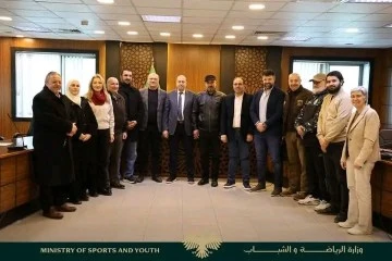 وزير الرياضة والشباب يلتقي رؤساء أندية الدوري لكرة السلة 