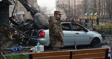 مقتل وزير الداخلية الأوكراني في حادث تحطم مروحية قرب كييف