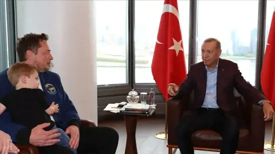 لقاء يجمع بين أردوغان و إيلون ماسك في البيت التركي في نيويورك