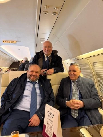 رئيس غرفة تجارة حلب يزور مطار فيما الدولي برفقة سفراء العرب 