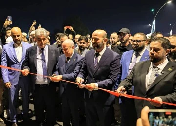وزيرا النقل والاشغال يفتتحا جسر الرشيد في محافظة الرقة 