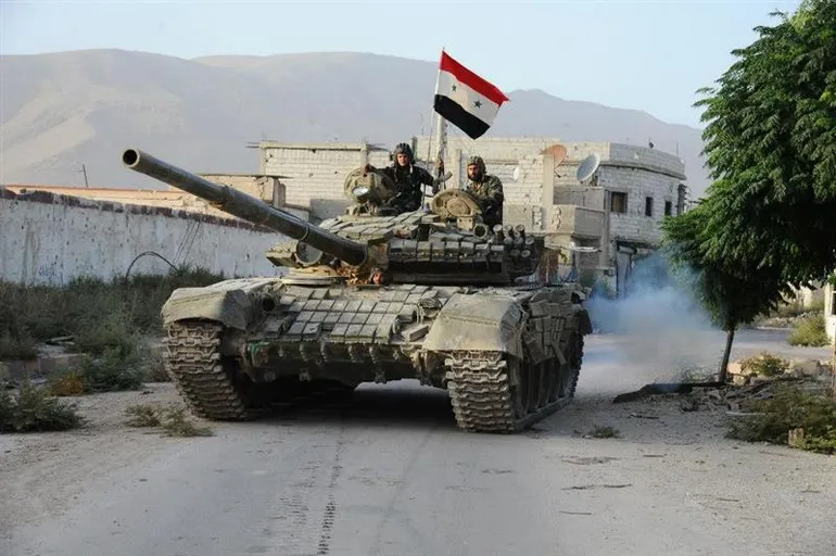 قوات الأسد ترسل تعزيزات عسكرية تتضمن دبابات إلى &quot;عين العرب&quot; شمال حلب