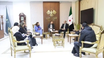 مستشار وزير الداخلية العميد سامر الحسين يستقبل السيدة فانيسا فريزر