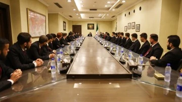 وزير الداخلية المهندس انس خطاب يستقبل طلاب الموفدين 